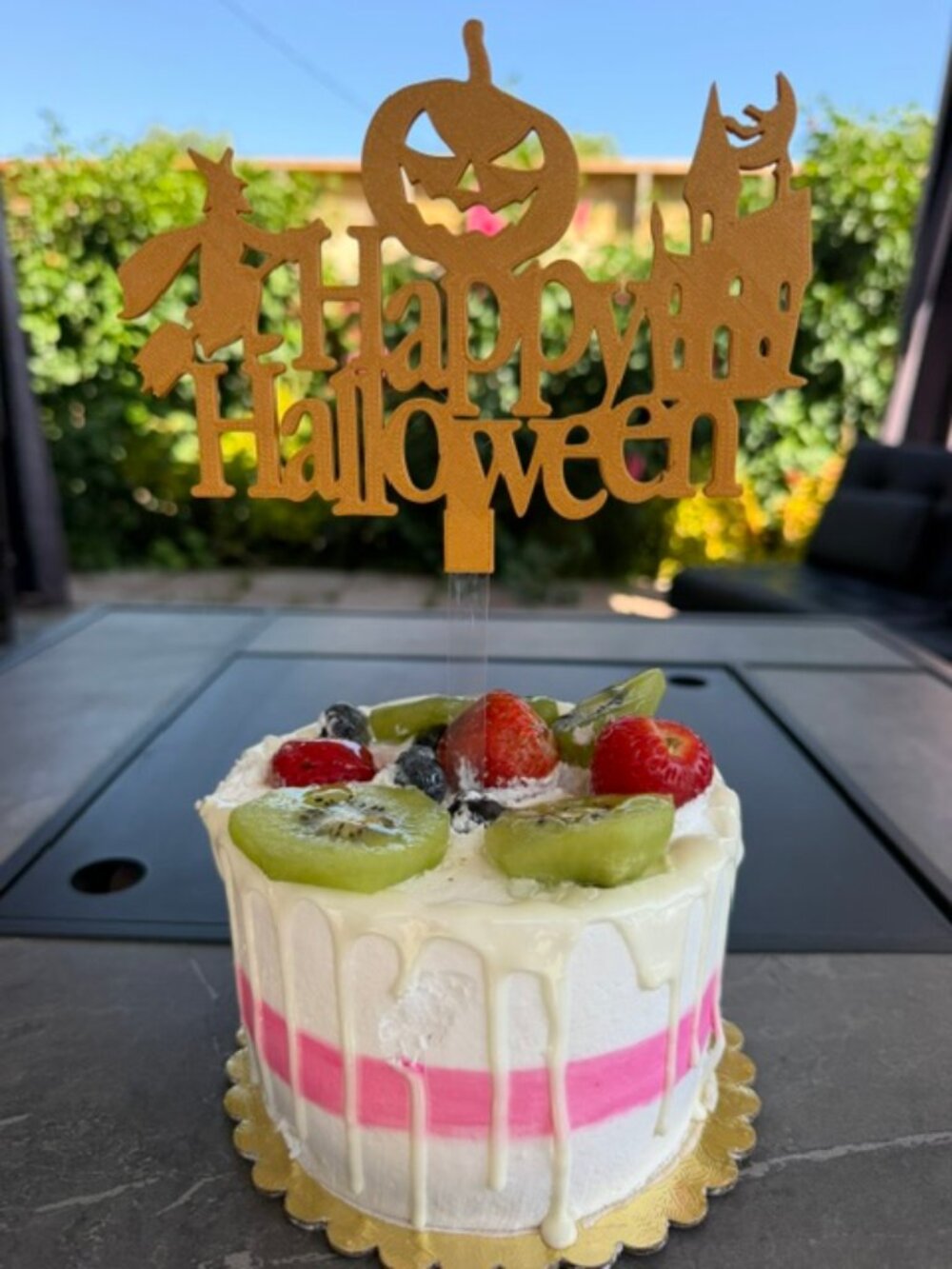Happy Halloween Cake Topper